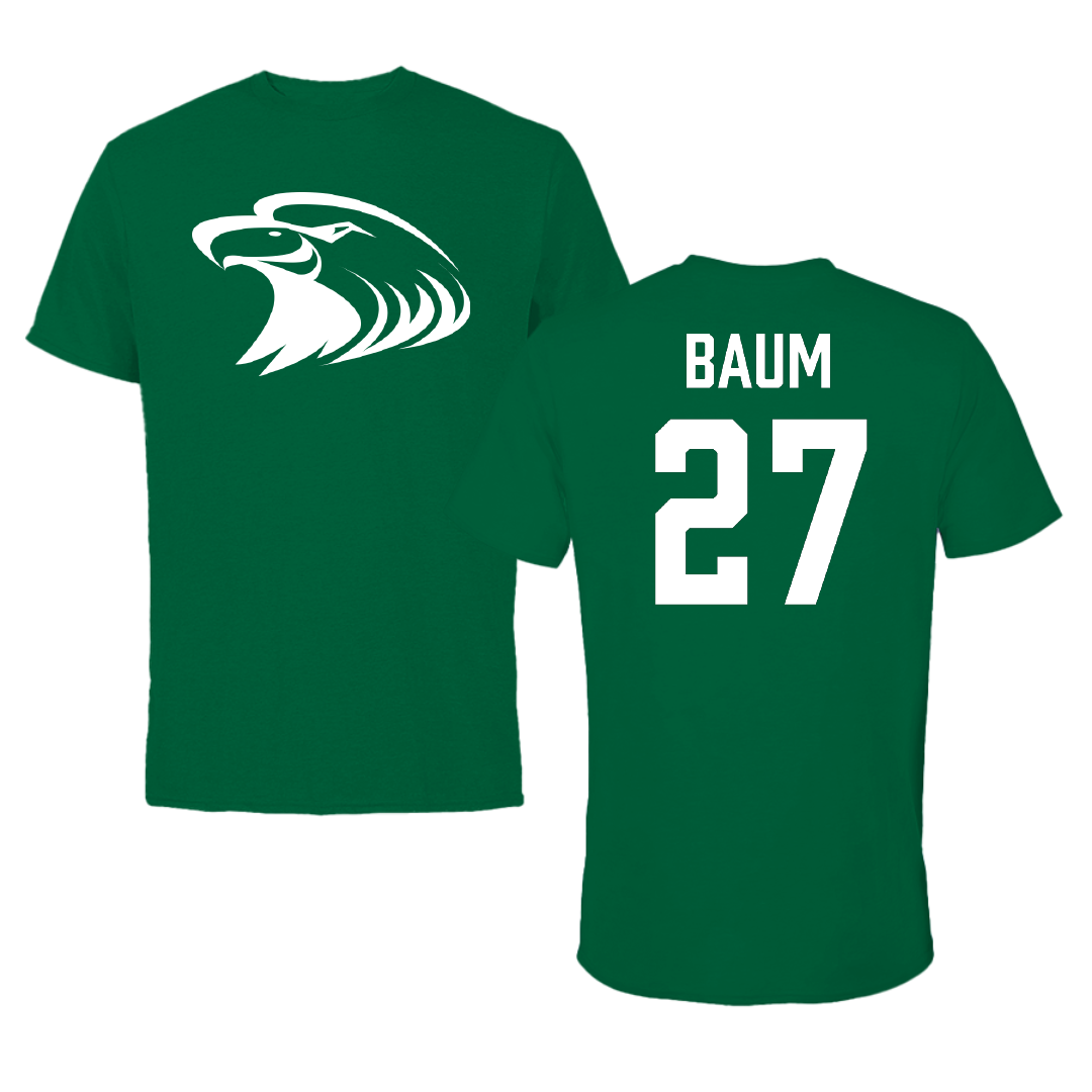 Central Methodist University Soccer Green Performance Tee - #27 Jackson Baum
