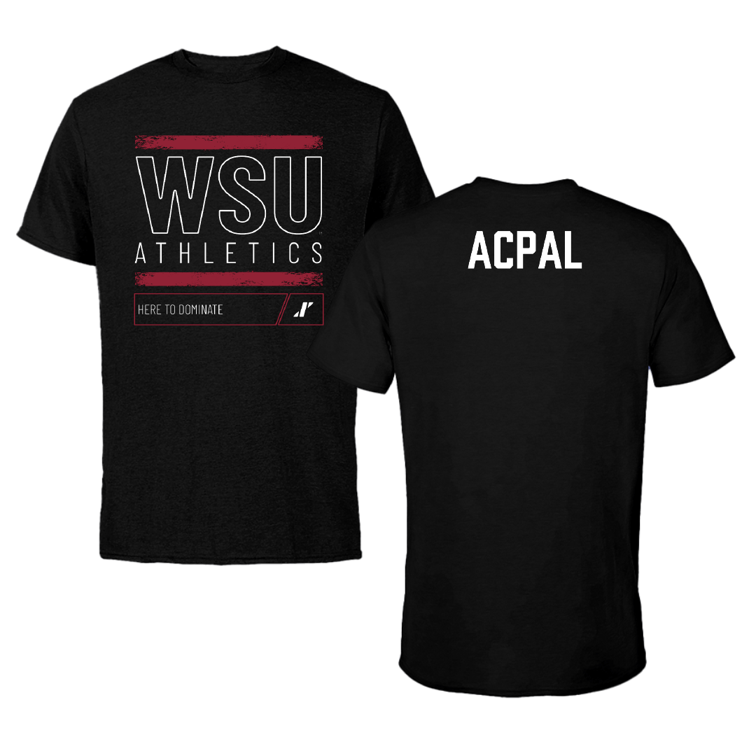 Washington State University Dance Black Dominate Performance Tee - Saraiah Acpal