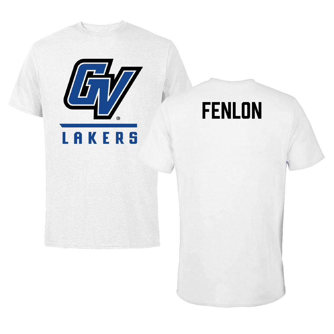 Grand Valley State University TF and XC White Tee - Mirra Fenlon