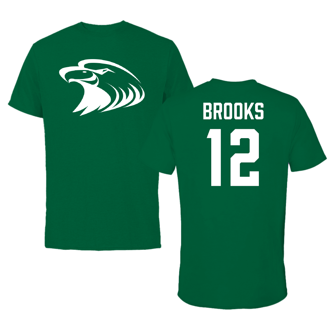 Central Methodist University Basketball (W) Green Tee - #12 Kylie Brooks