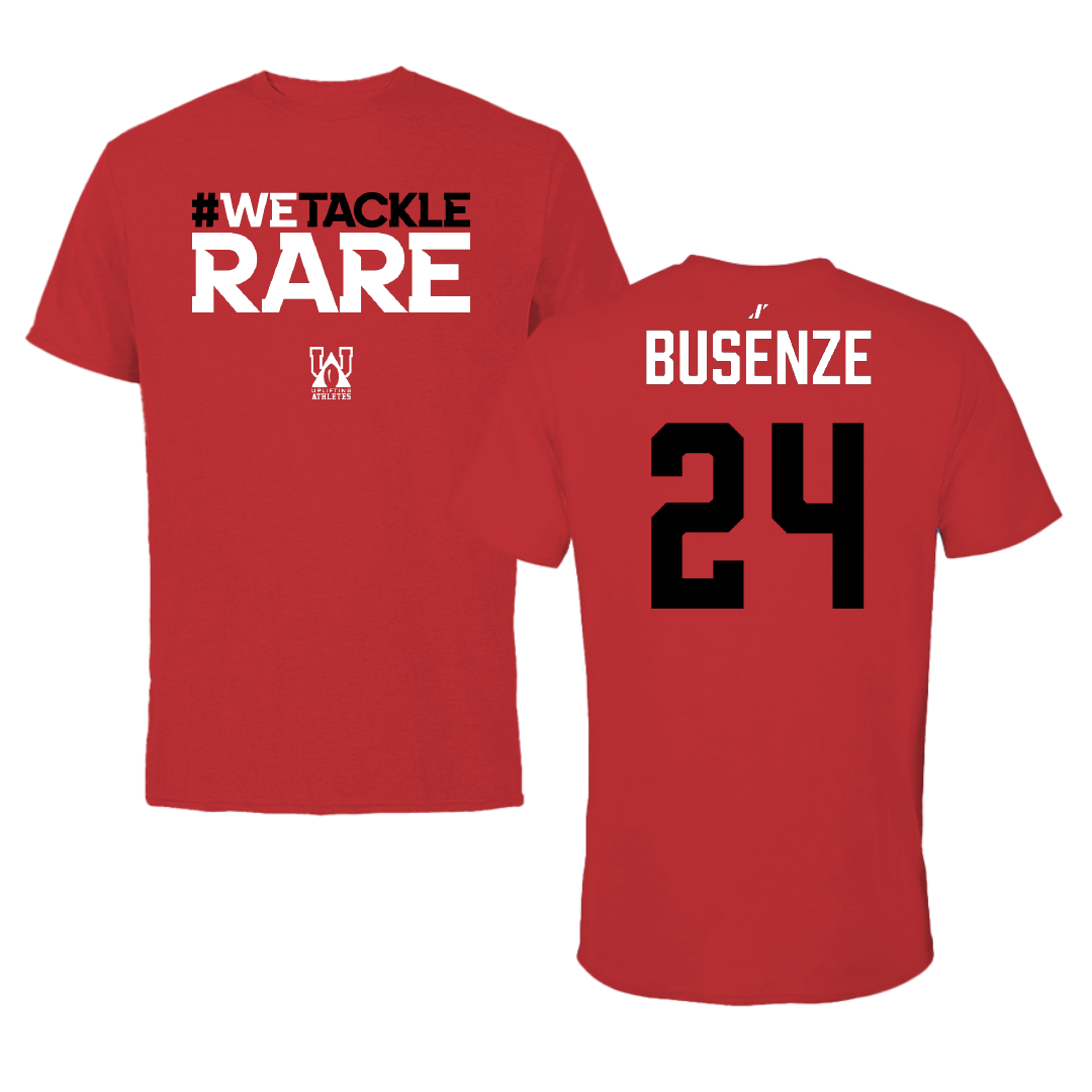 North Carolina State University Soccer Red Uplifting Athletes Tee - #24 Isaac Busenze