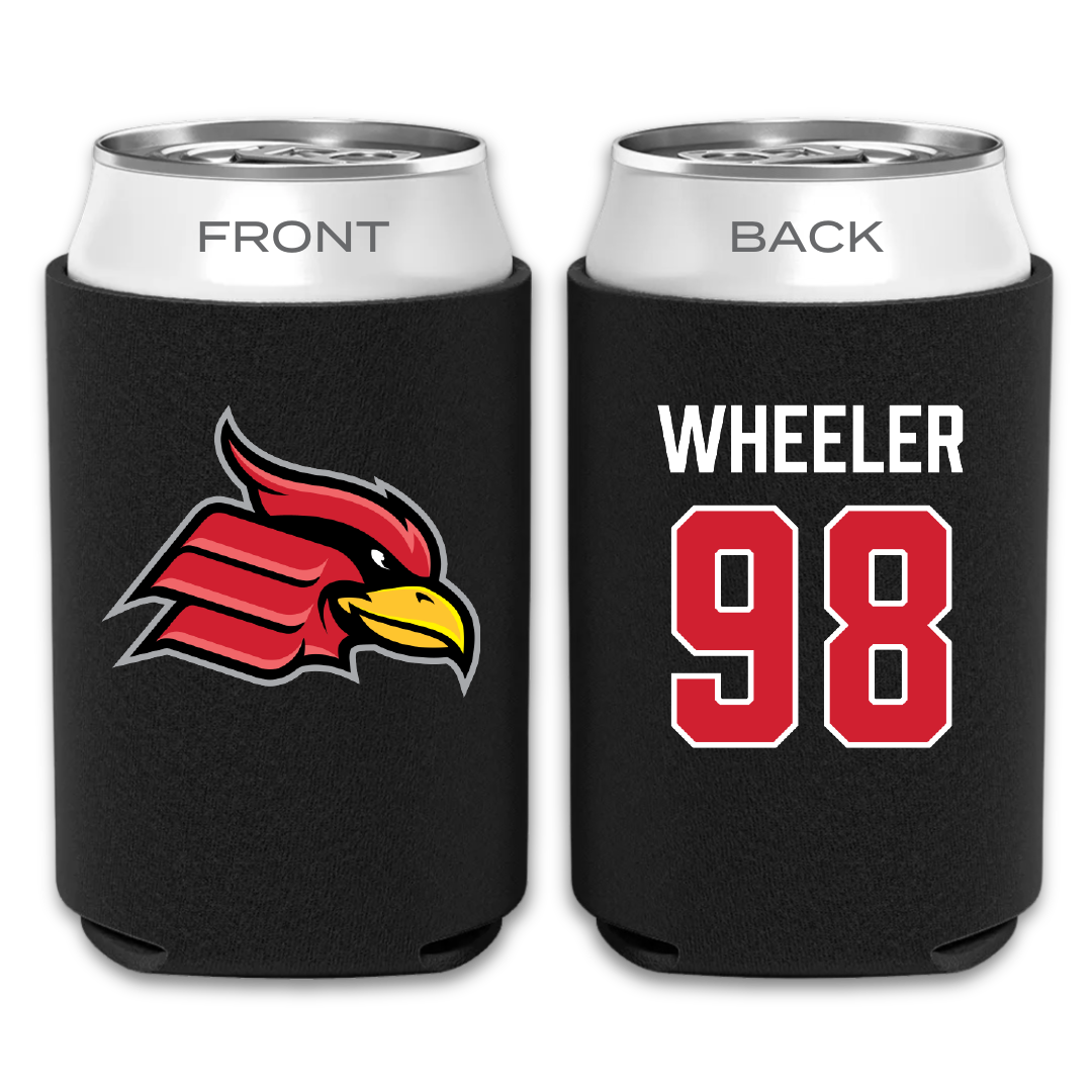 Wheeling University Rugby (W) Black Can Cooler - #98 Bailey Wheeler