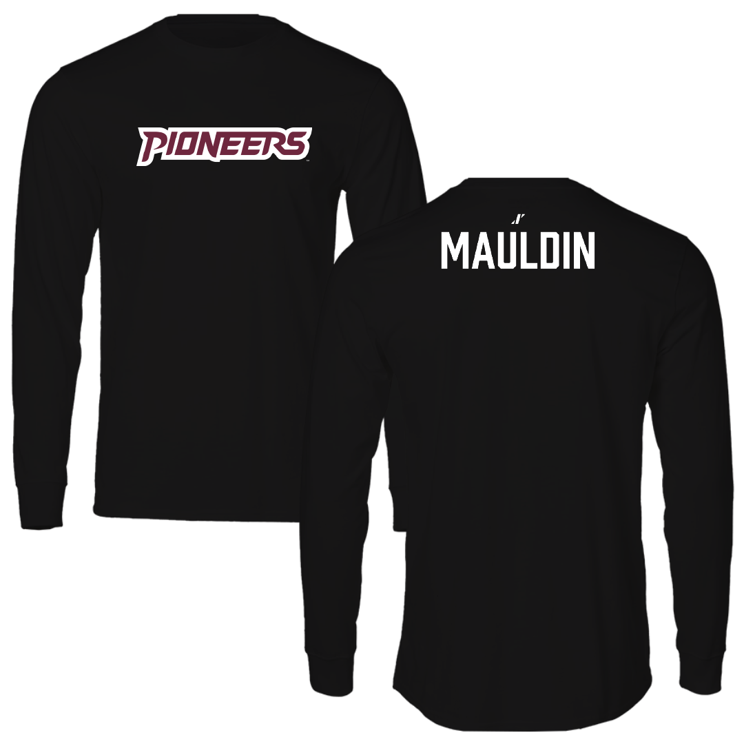 Texas Woman's University Wrestling Black Performance Long Sleeve - Adriana Mauldin
