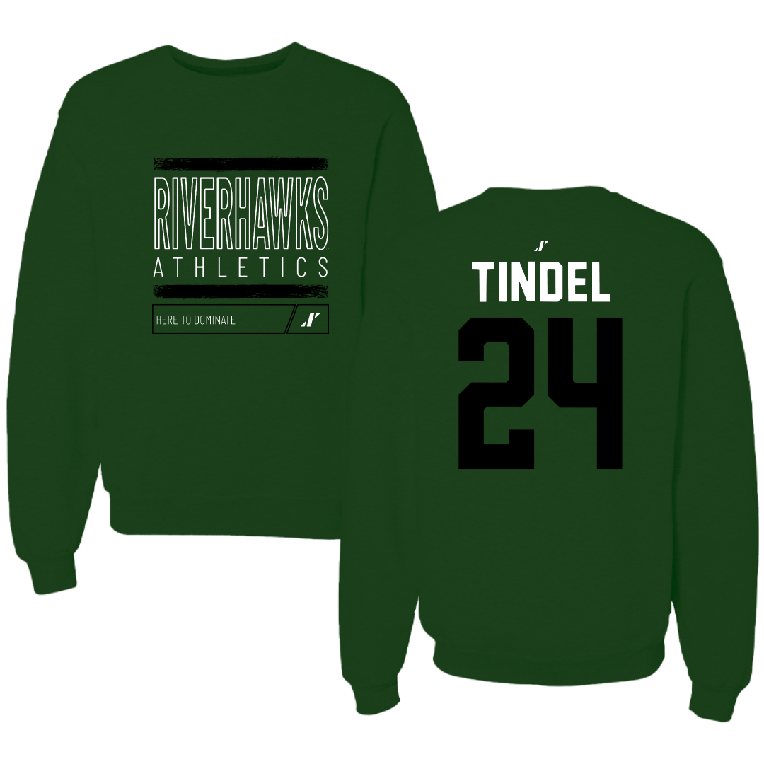 Northeastern State University Softball Forest Green Dominate Crewneck - #24 Korynn Tindel