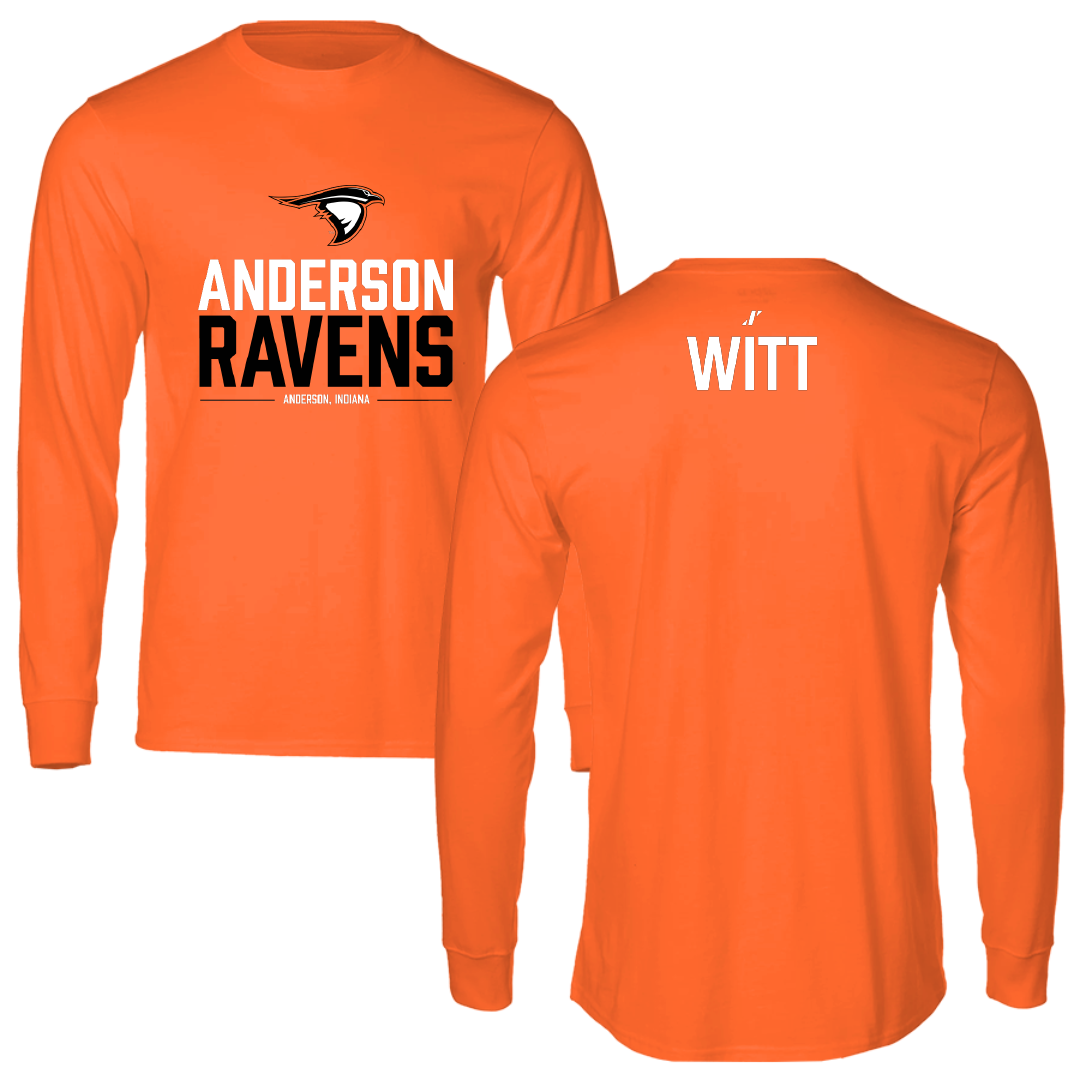 Anderson University (Indiana) TF and XC Orange General Performance Long Sleeve - Jade Witt