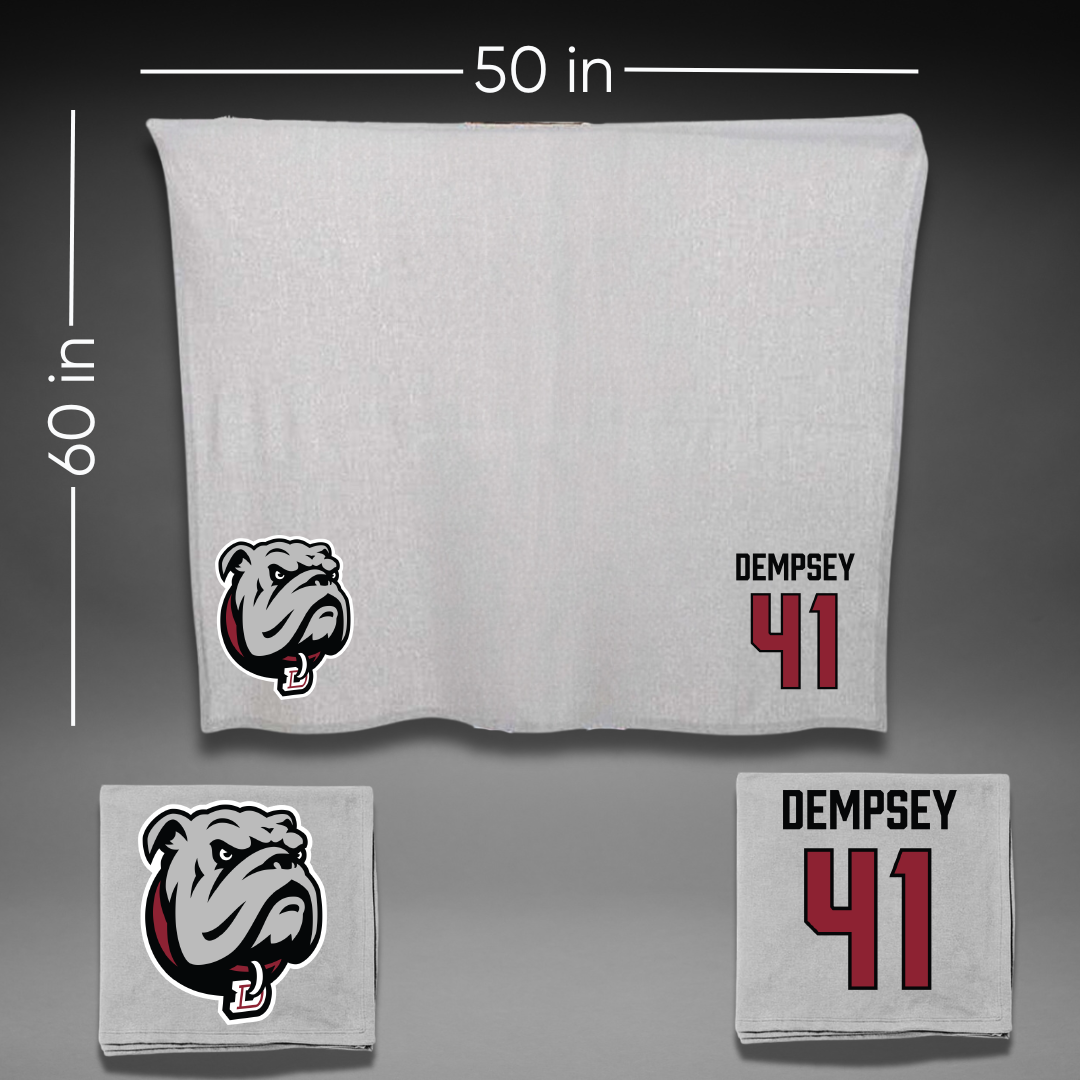 Dean College Football Gray Blanket - #41 Koshown Dempsey