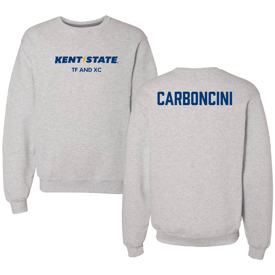 Kent State University TF and XC Light Gray Crewneck - Matilde Carboncini