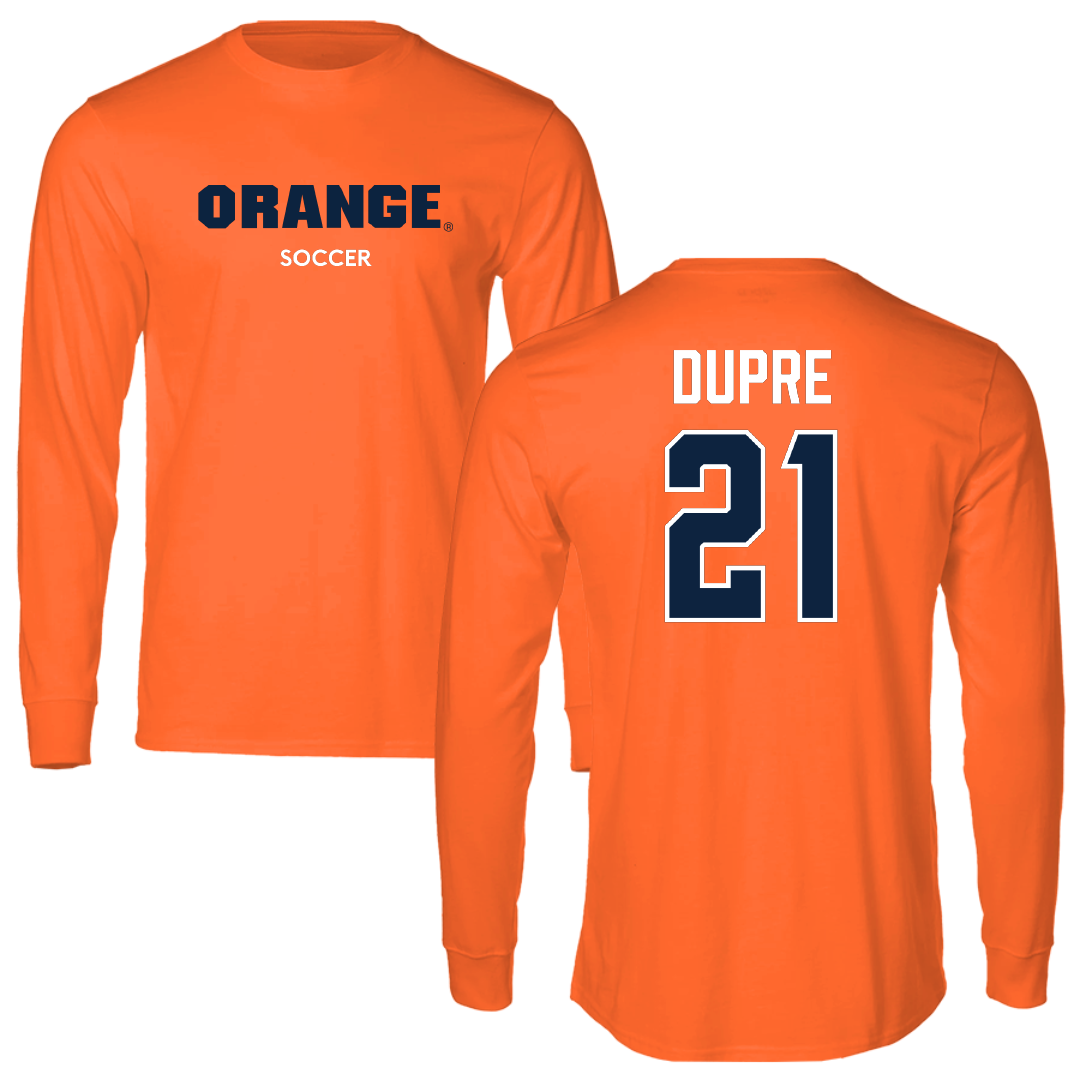 Syracuse University Soccer (W) Orange Performance Long Sleeve - #21 Mackenzie Dupre