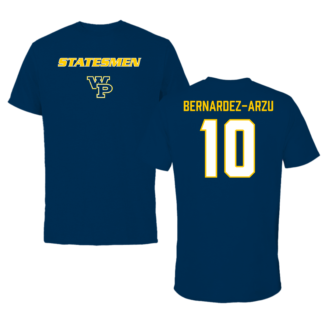 William Penn University Basketball (M) Navy Performance Tee - #10 Amani Bernardez-Arzu