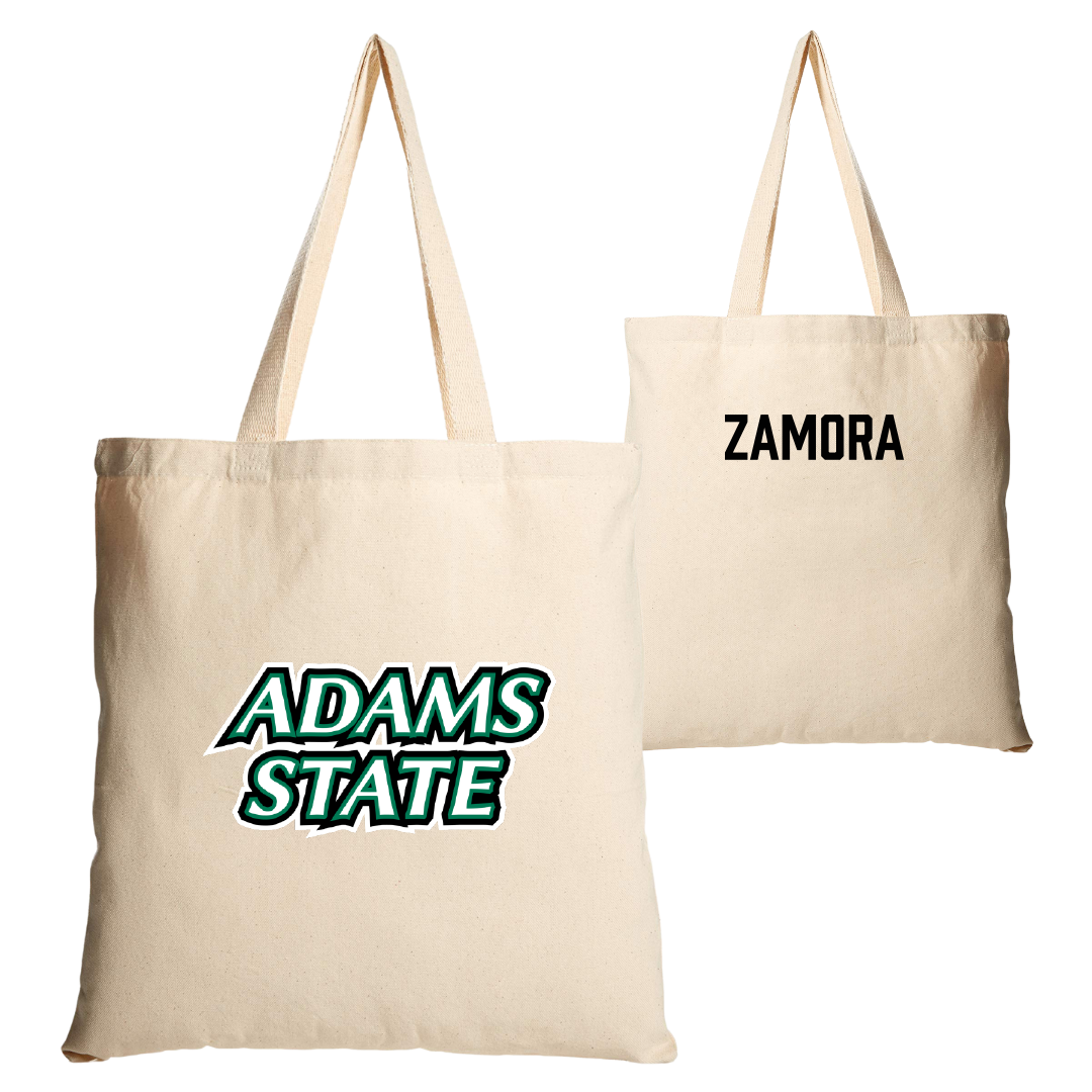 Adams State University Wrestling Tan Canvas Tote Bag - Aaron Zamora
