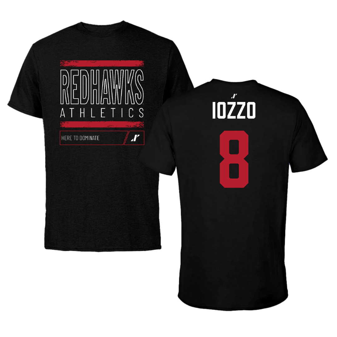 Miami University (Ohio) Baseball Black Dominate Performance Tee - #8 Marc Iozzo