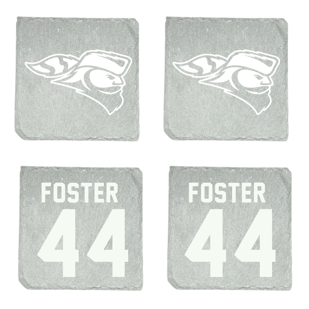 Carroll University Football Stone Coaster (4 Pack)  - #44 Reid Foster