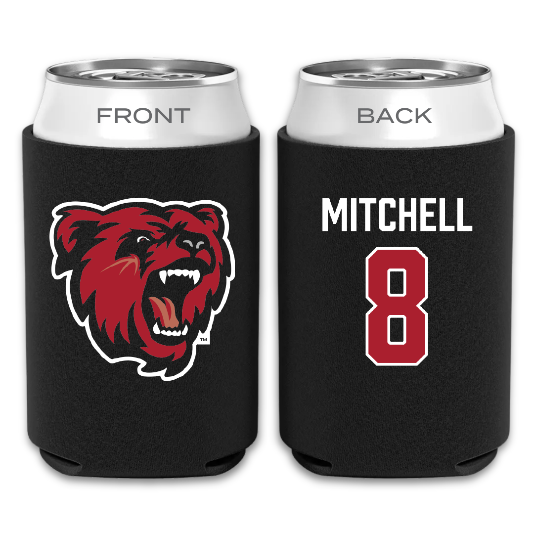 Bridgewater State University Football Black Can Cooler - #8 Mohale Mitchell