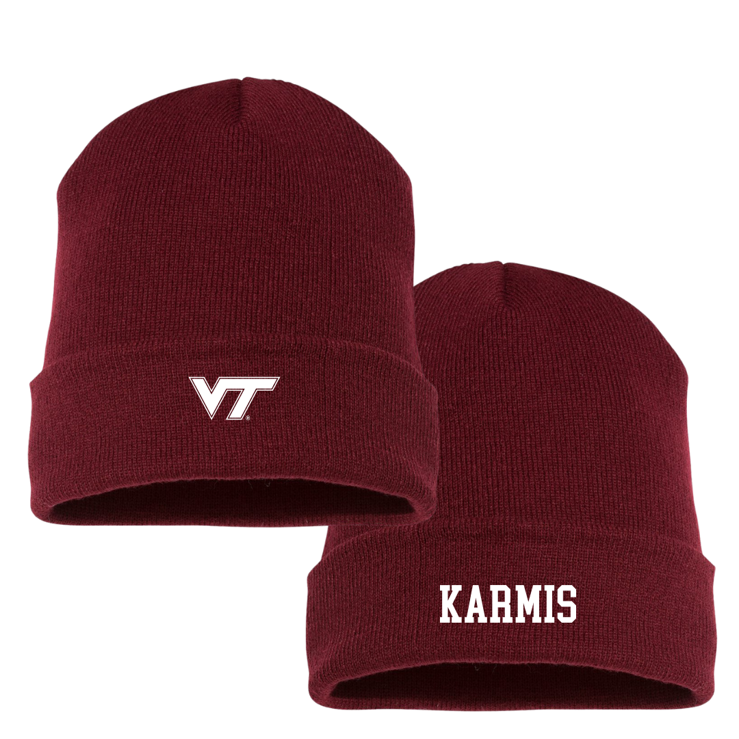 Virginia Tech Dance Maroon Beanie - Maia Karmis