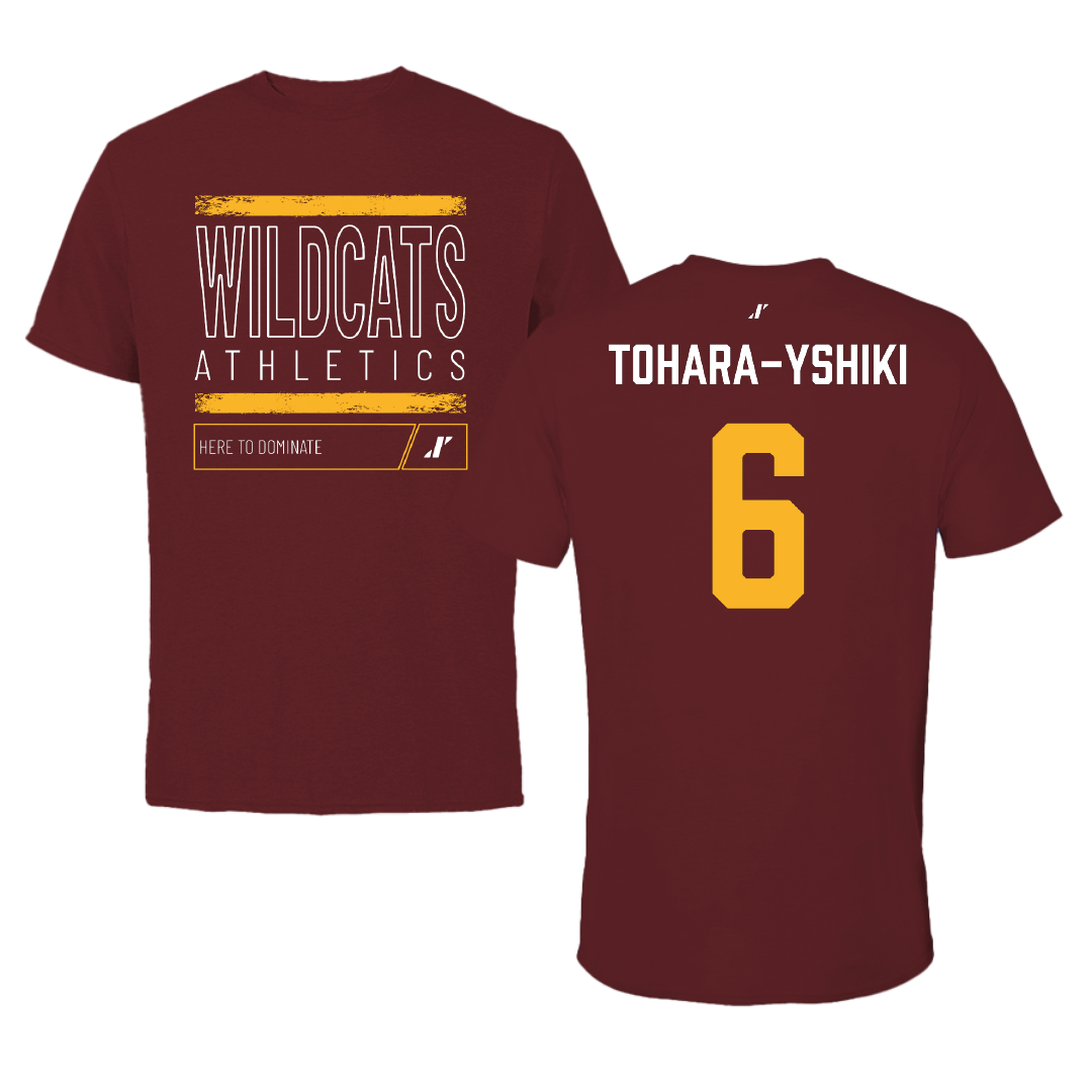Bethune-Cookman University Softball Maroon Dominate Performance Tee - #6 Aimi Tohara-Yshiki