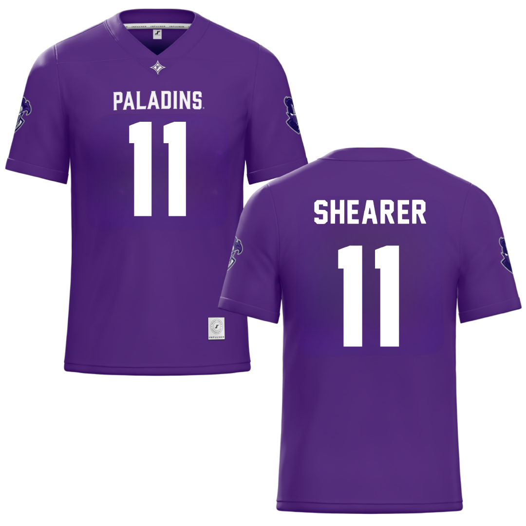Furman University Purple Lacrosse Jersey - #11 Abby Shearer