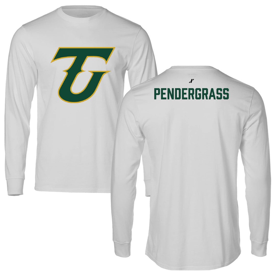 Tiffin University TF and XC Light Gray Performance Long Sleeve - MyAsia Pendergrass