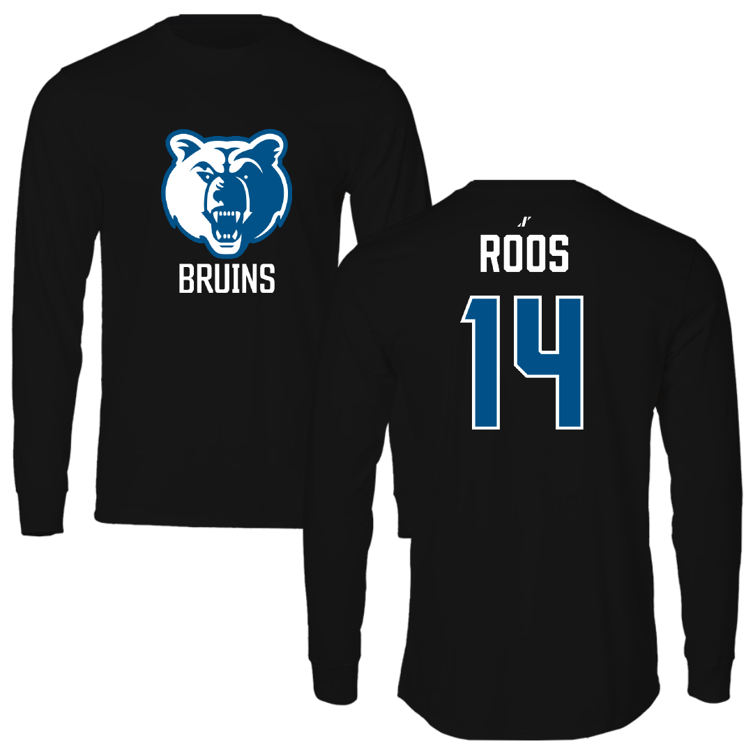 Salt Lake Community College Baseball Black Performance Long Sleeve - #14 Colin Roos