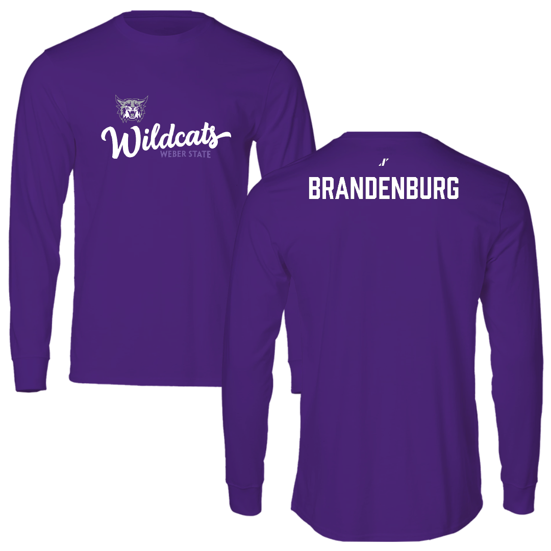 Weber State University TF and XC Purple General Performance Long Sleeve - Eva Brandenburg