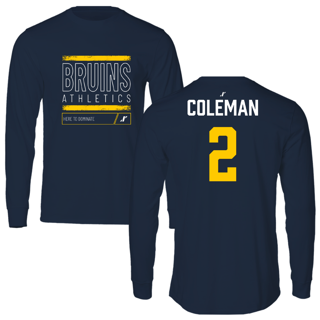 Carolina University Volleyball Navy Dominate Long Sleeve - #2 Melia Coleman