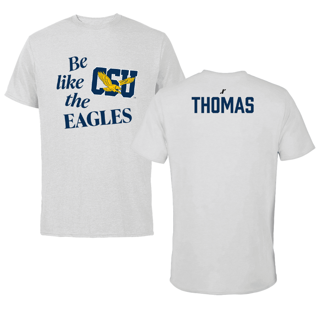 Coppin State University Tennis Light Gray Be Like Us Performance Tee - Aidan Thomas