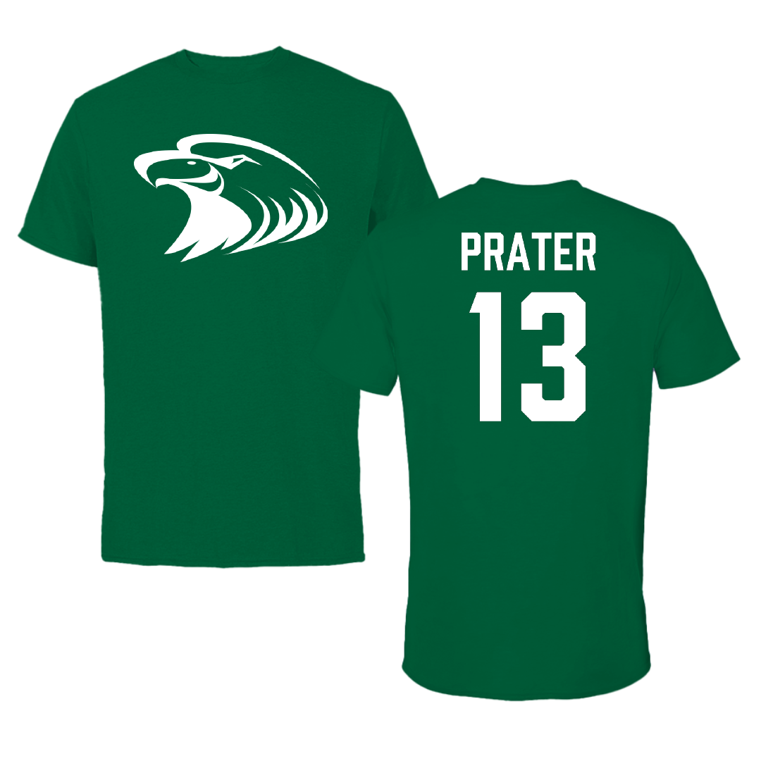Central Methodist University Basketball Green Performance Tee - #13 Austin Prater