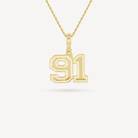 Gold Presidents Pendant and Chain - #91 Kalvin Curry