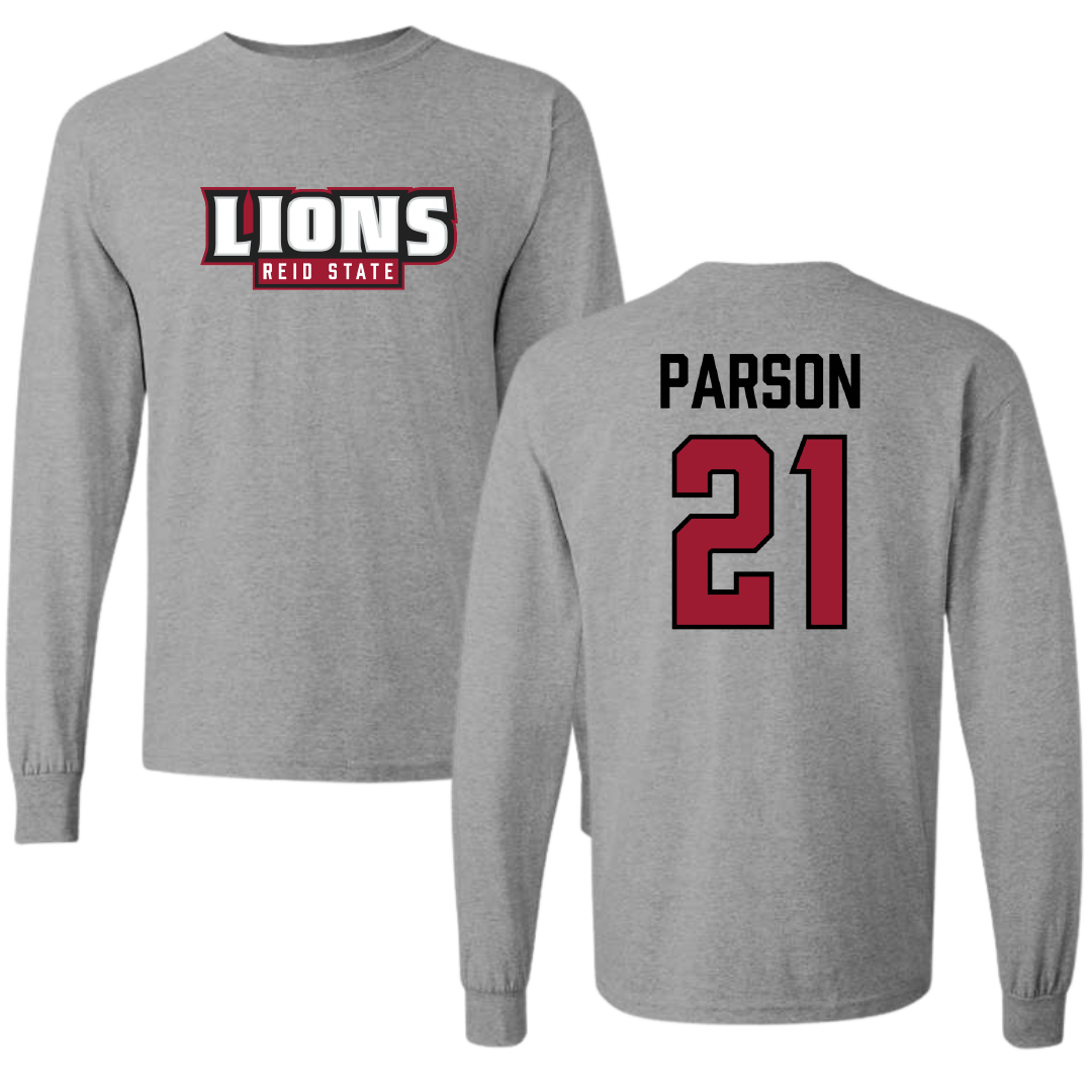 Reid State Community College Baseball Sport Gray Long Sleeve - #21 Hudson Parson