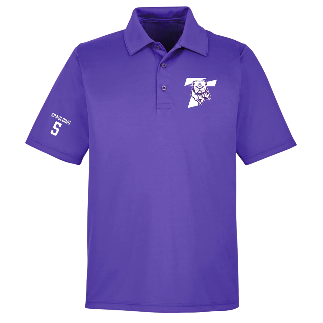 Truman State University Football Purple Polo - #5 Thomas Spaulding