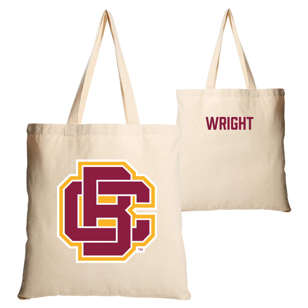 Bethune-Cookman University Cheer Tan Canvas Tote Bag - Amaris Wright