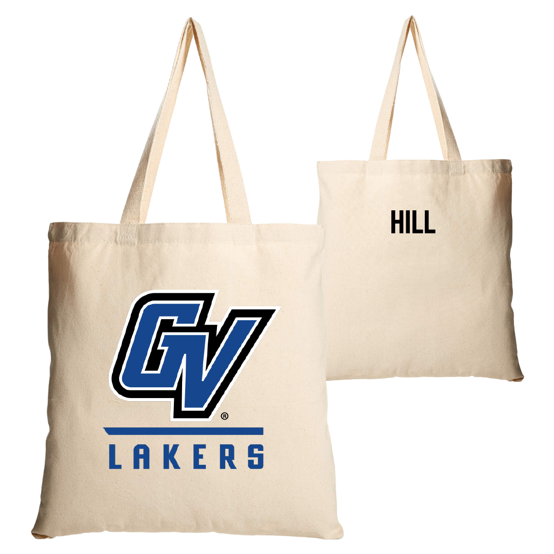 Grand Valley State University Cheer Tan Canvas Tote Bag - Olivia Hill
