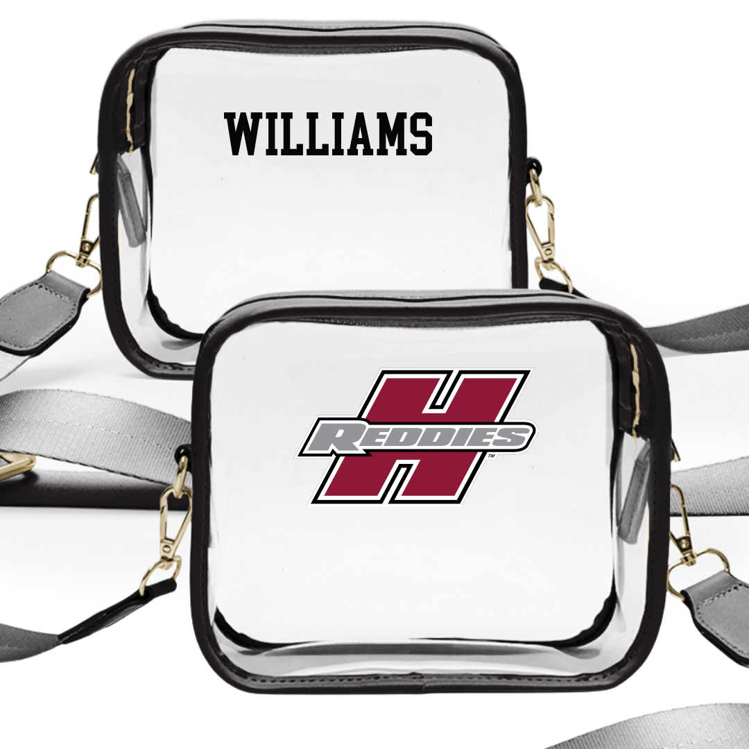 Henderson State University POM Black Clear Stadium Bag - Hillary Williams