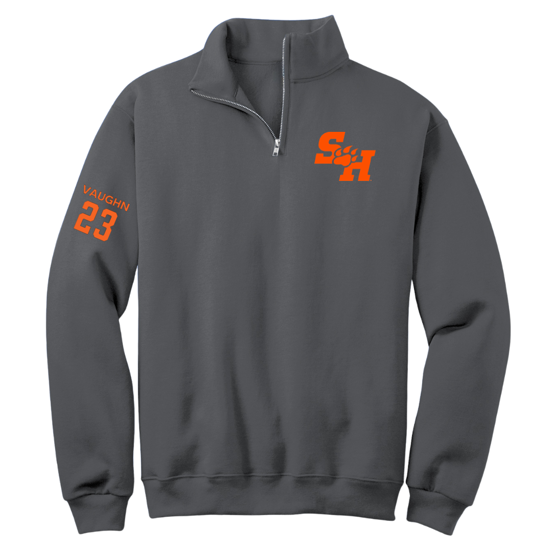 Sam Houston State University Soccer (W) Dark Gray Quarter-Zip - #23 Kelsey Vaughn