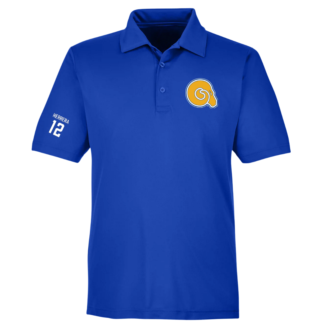 Albany State University Basketball (W) Blue Polo - #12 Kayla Herrera