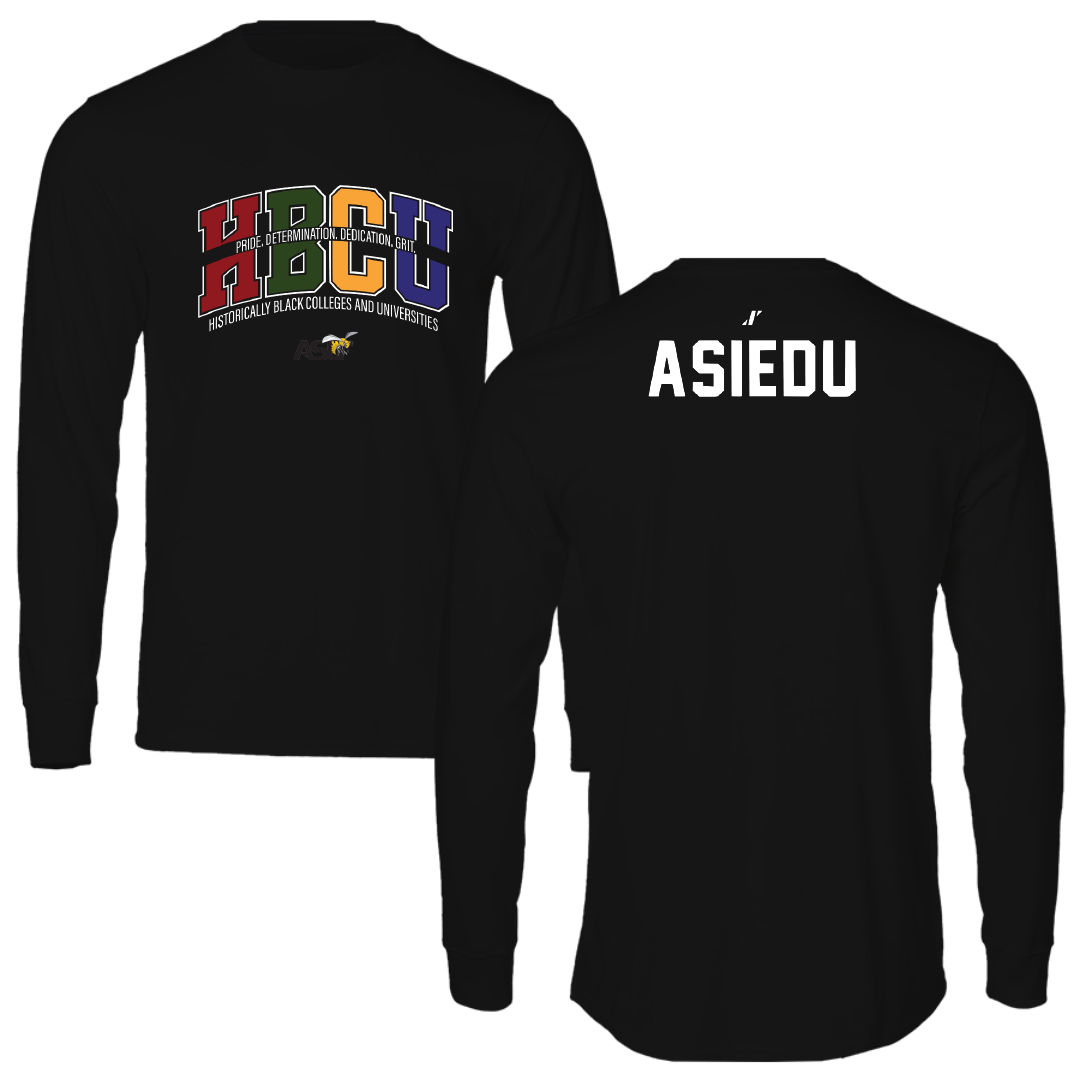 Alabama State University TF and XC Black HBCU Long Sleeve - Noel Asiedu