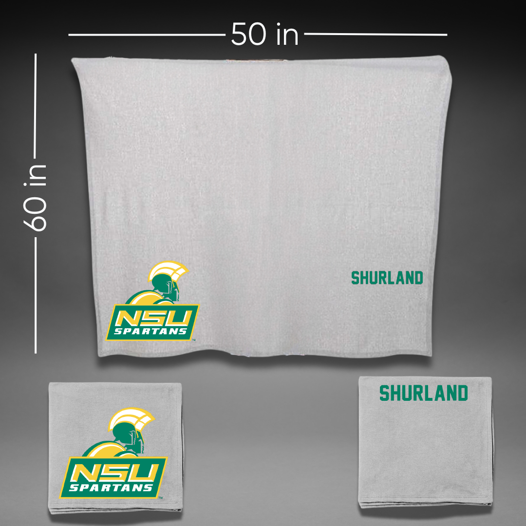 Norfolk State University TF and XC Gray Blanket - Andwele Shurland