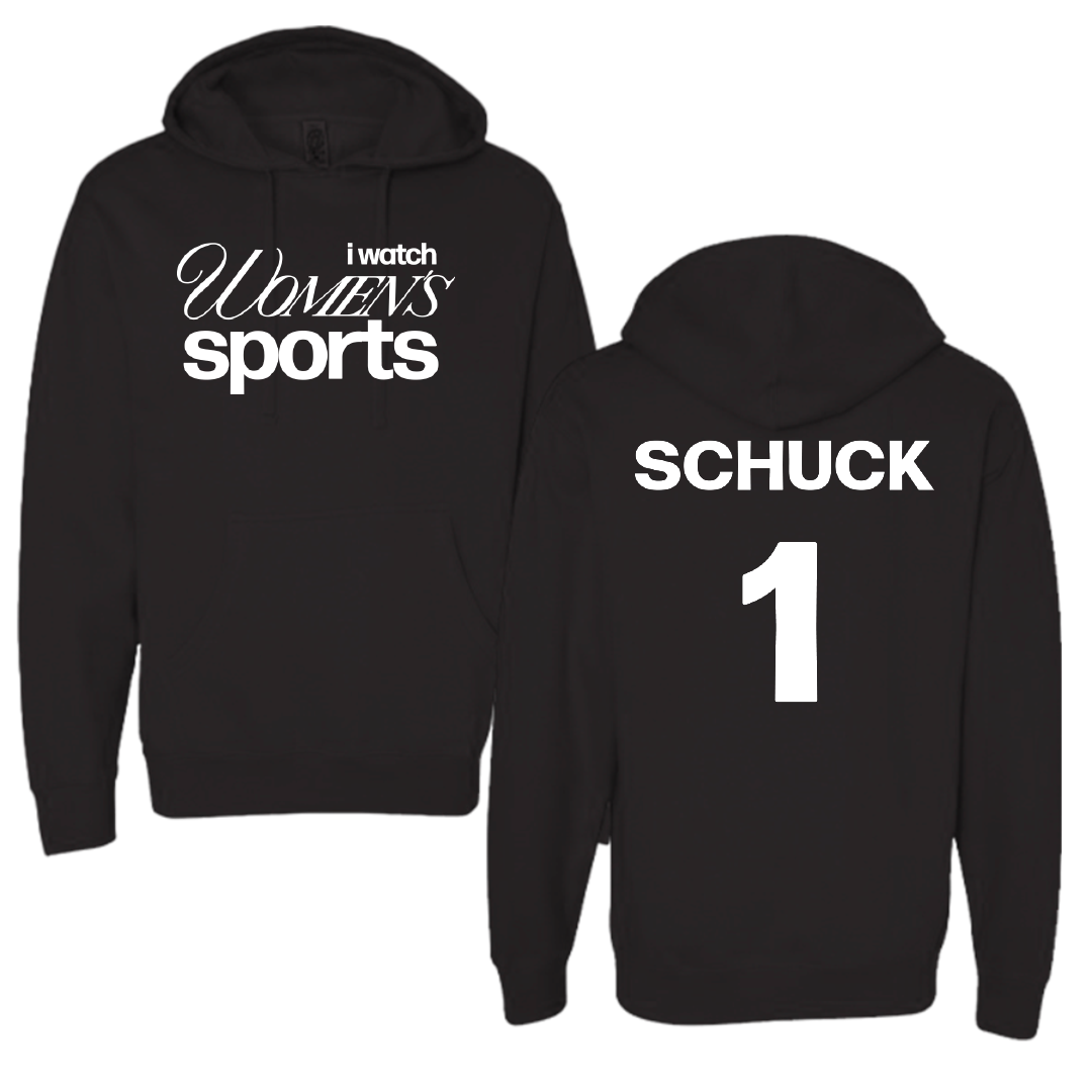 Long Beach State University Soccer Black WHM Hoodie - #1 Aurora Schuck