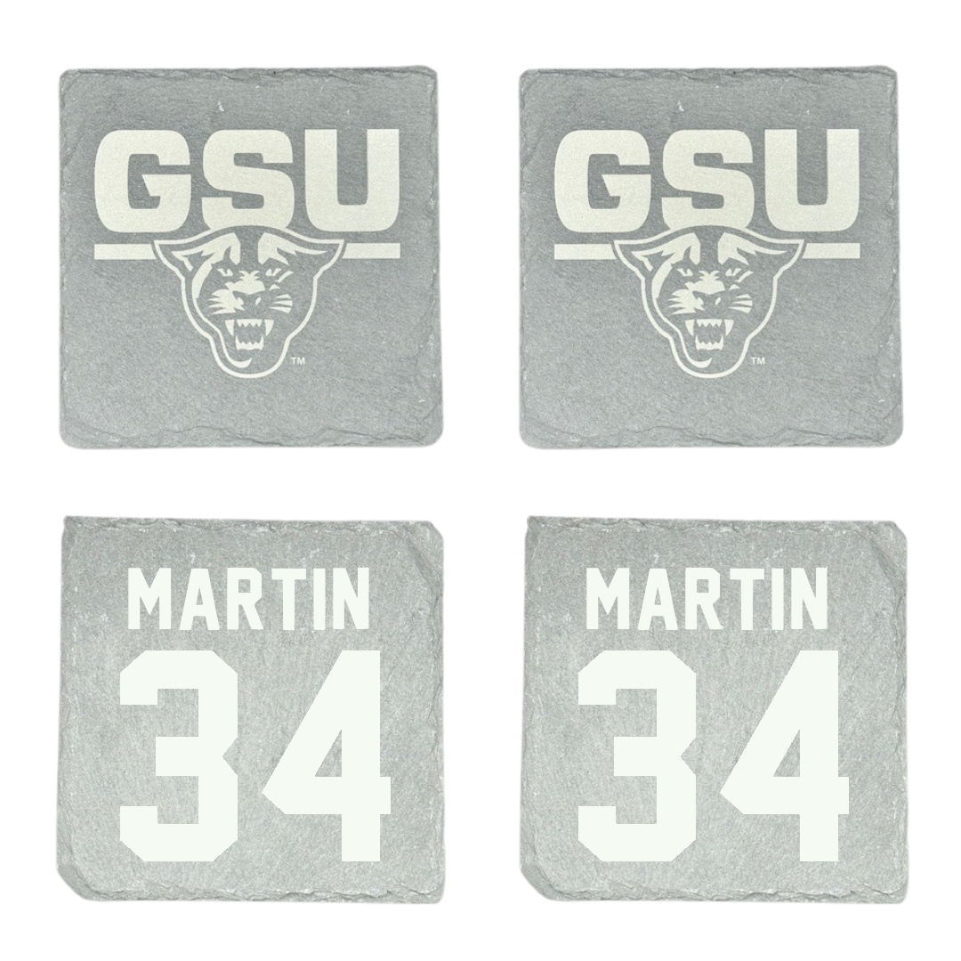 Georgia State University Baseball Stone Coaster (4 Pack)  - #34 Jayden Martin