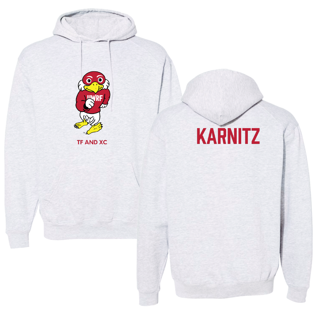 University of Wisconsin-River Falls TF and XC Light Gray Hoodie - Emma Karnitz