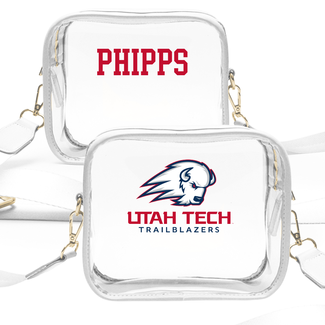 Utah Tech University Cheer White Clear Stadium Bag - Katie Phipps