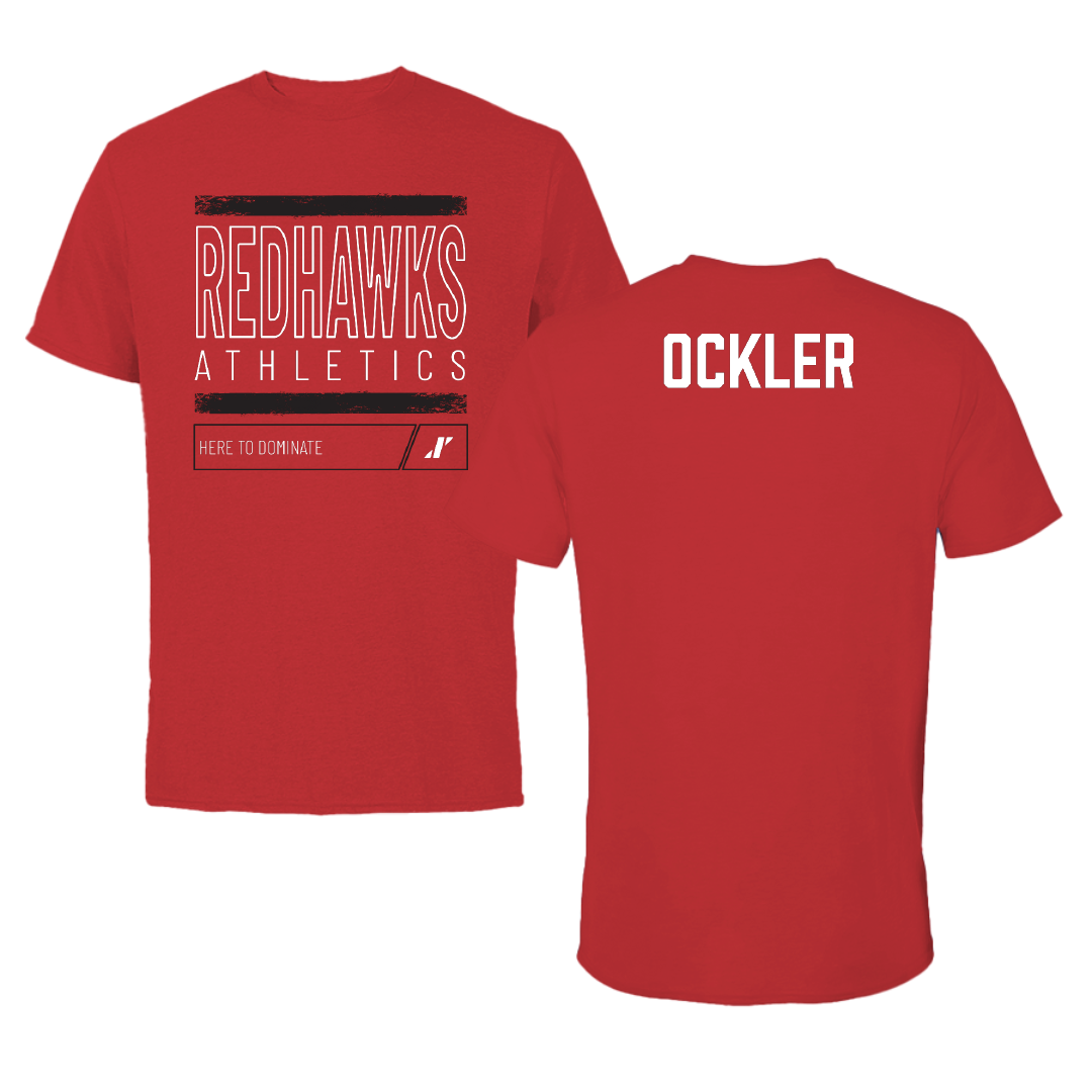 Southeast Missouri State University Gymnastics Red Dominate Performance Tee - Lindsay Ockler