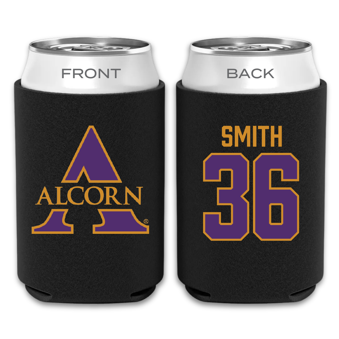 Alcorn State University Baseball Black Can Cooler - #36 Paul Smith