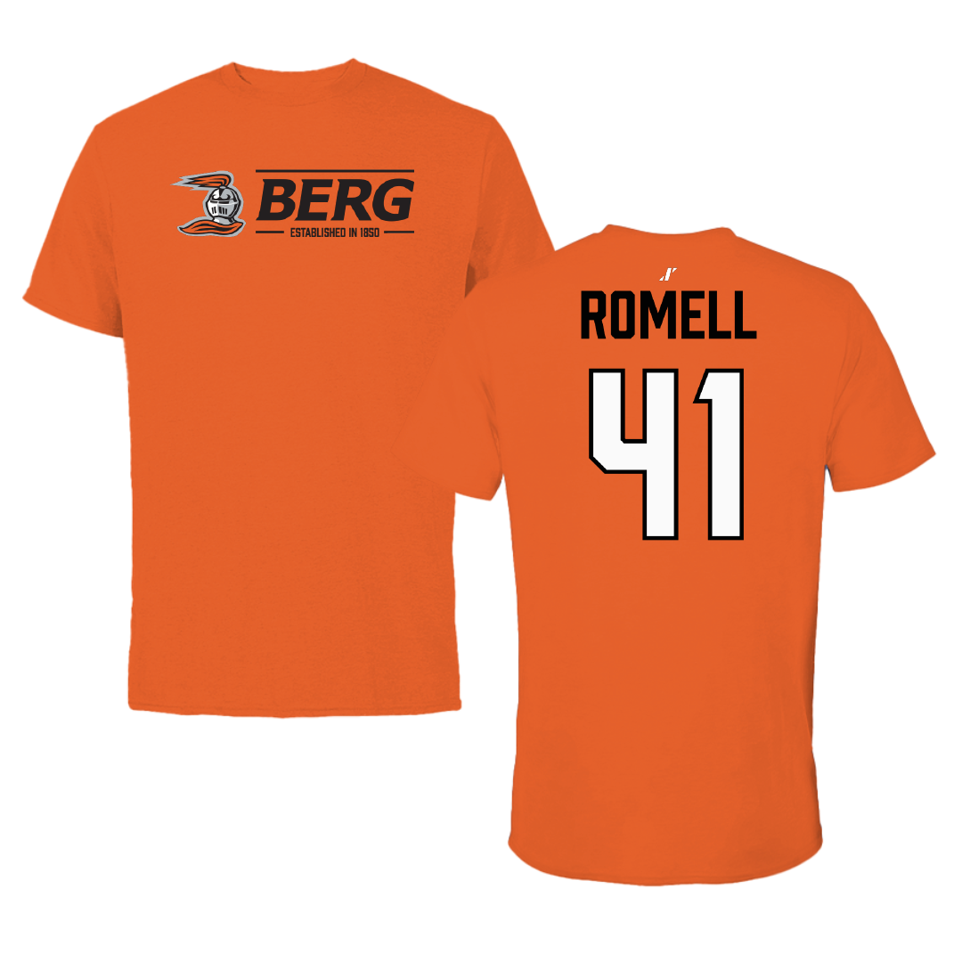 Heidelberg University Lacrosse (M) Orange General Performance Tee - #41 William Romell