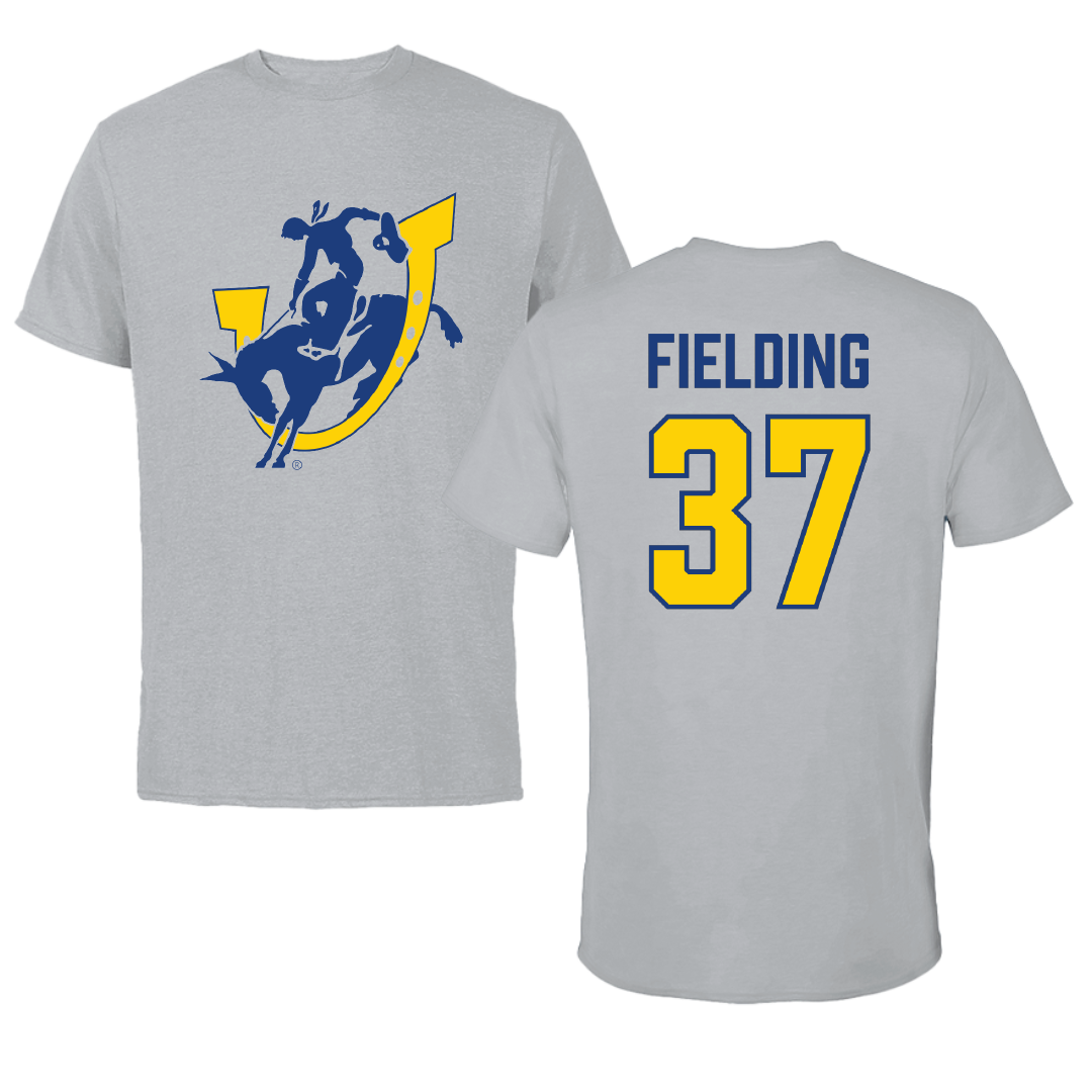 Southern Arkansas University Baseball Sport Gray Tee - #37 Wyatt Fielding
