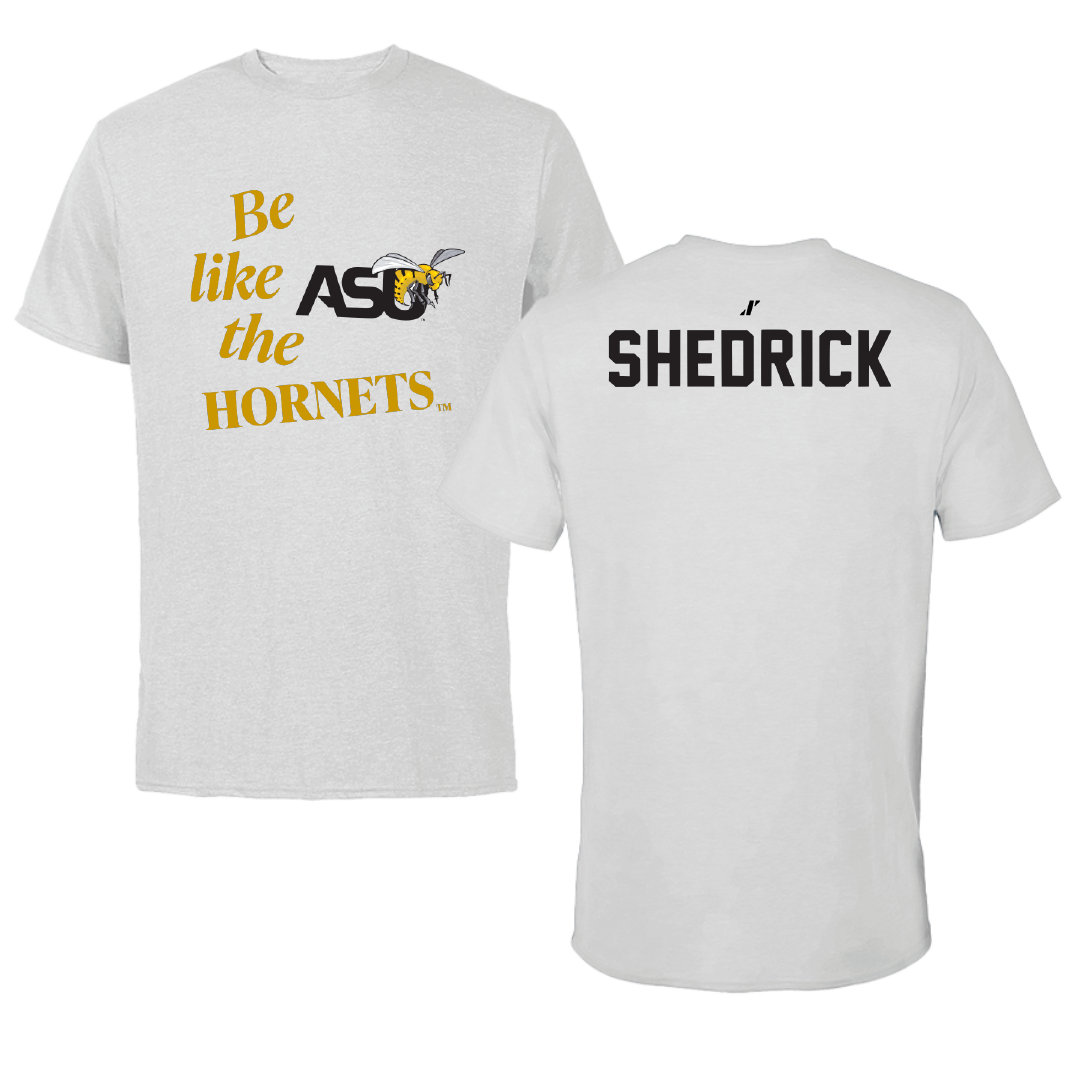 Alabama State University TF and XC Light Gray Be Like Us Performance Tee - Nevaeh Shedrick