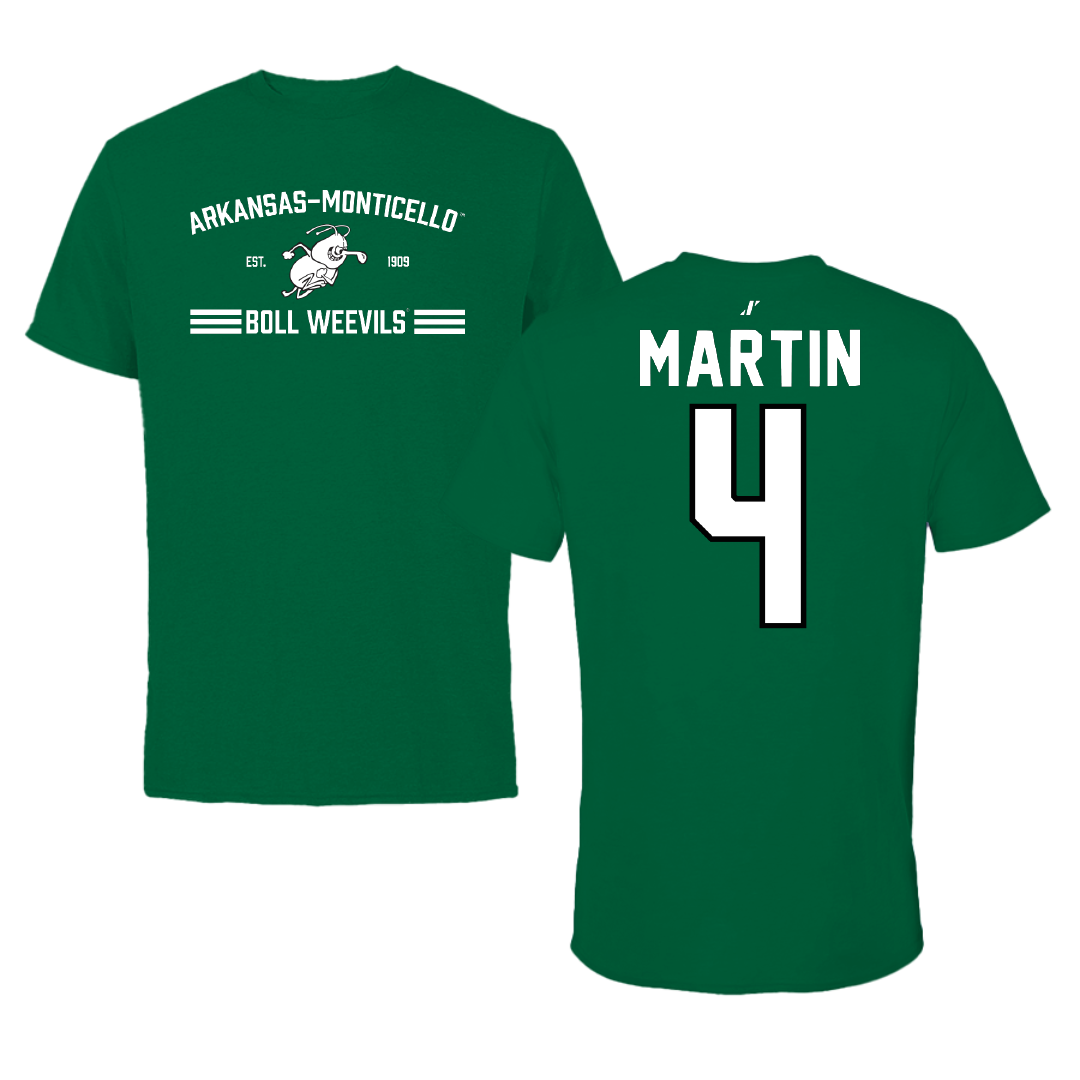 University of Arkansas-Monticello Softball Green General Performance Tee - #4 Makenzie Martin