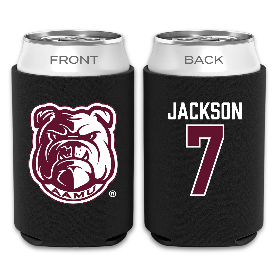 Alabama A&M University Baseball Black Can Cooler - #7 Miles Jackson