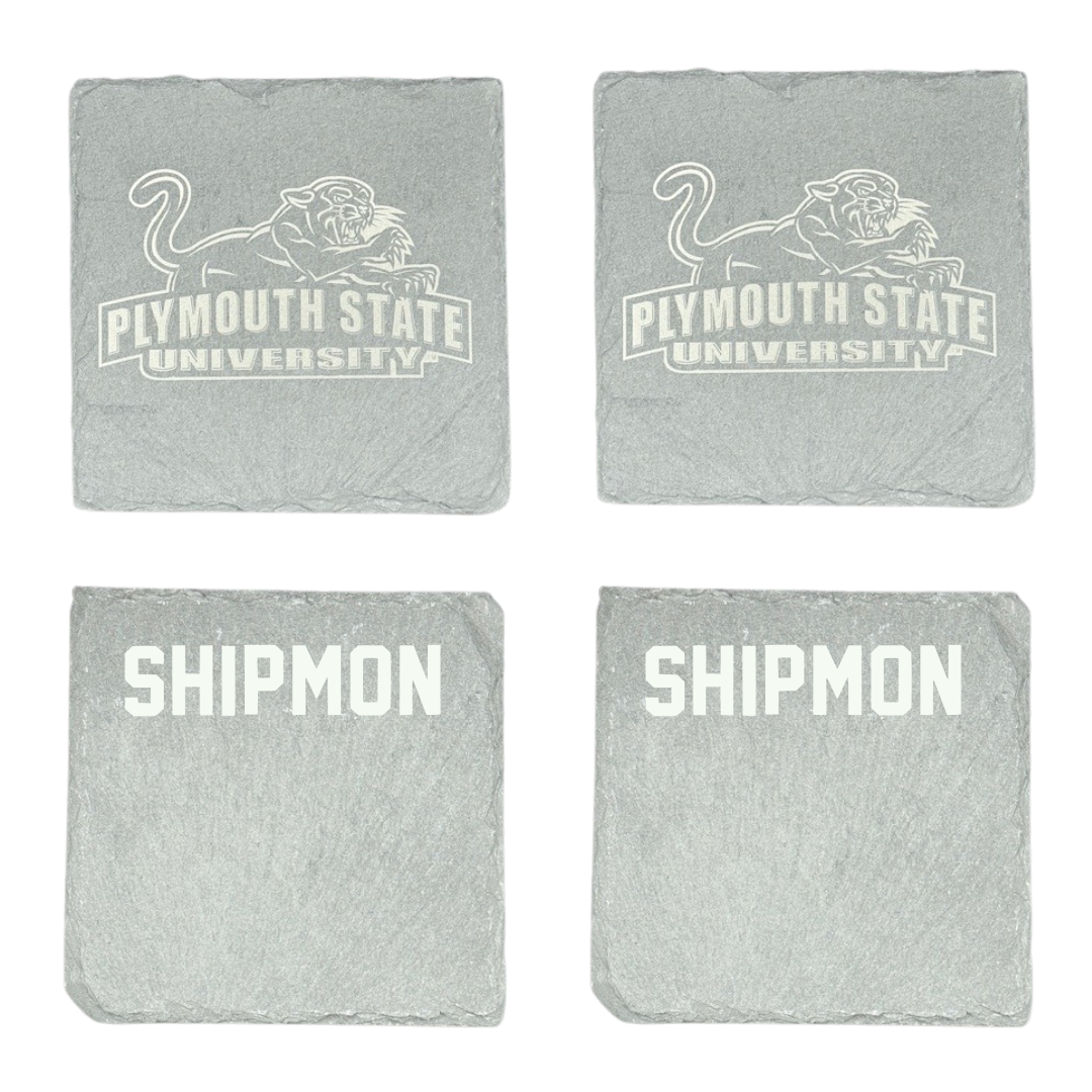 Plymouth State University TF and XC Stone Coaster (4 Pack)  - Ty Shipmon