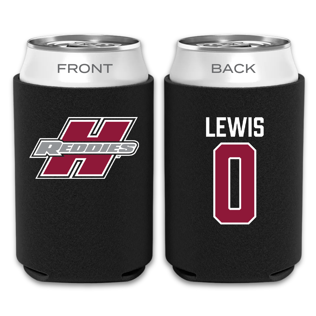 Henderson State University Football Black Can Cooler - #0 Gary Lewis