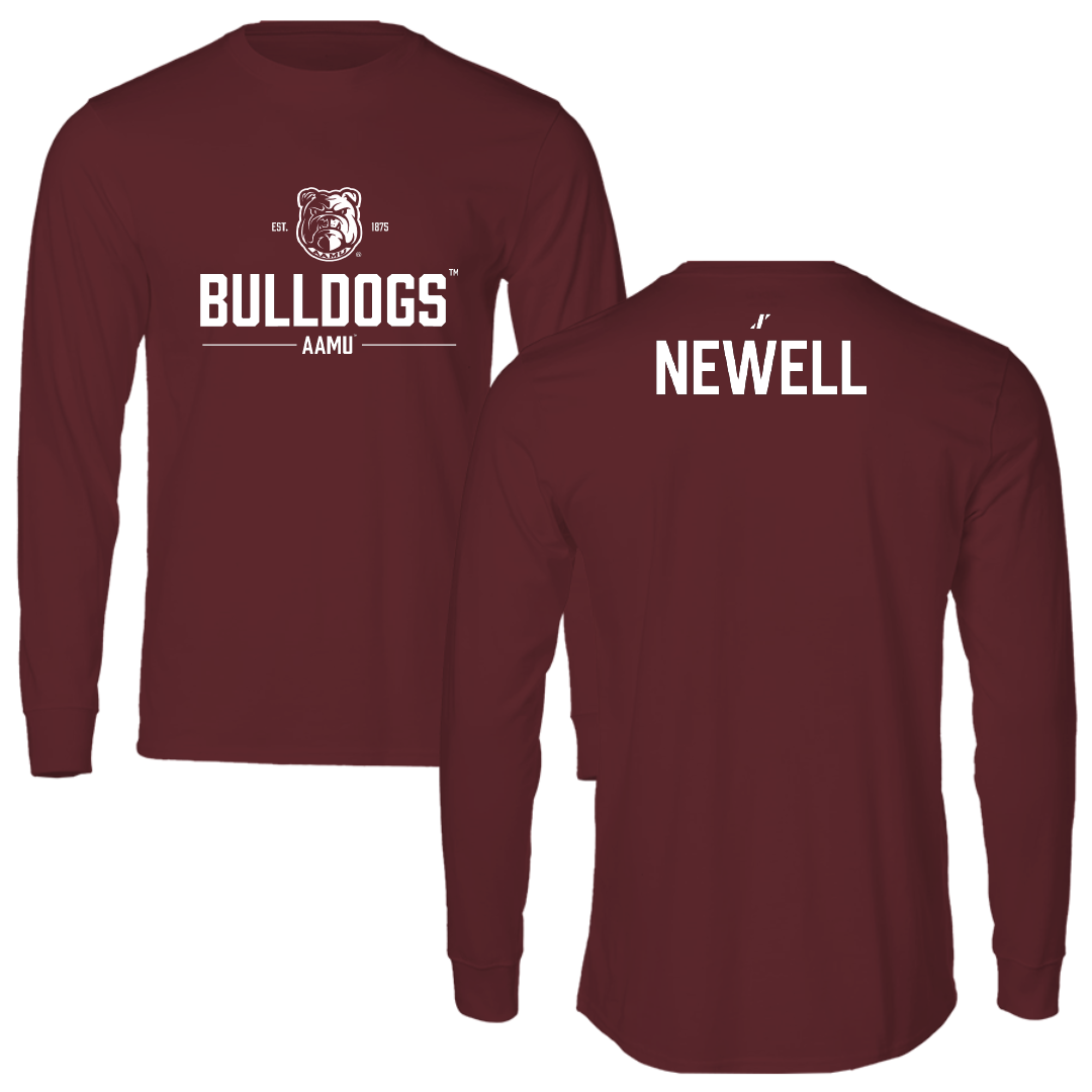 Alabama A&M University Cheer Maroon General Long Sleeve - Jariuana Newell